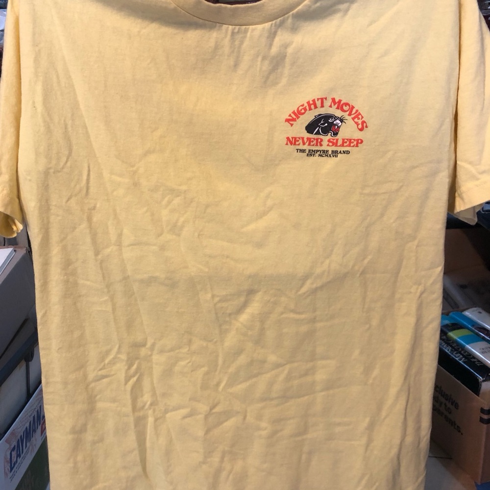 Empyre Night Moves Yellow Tee